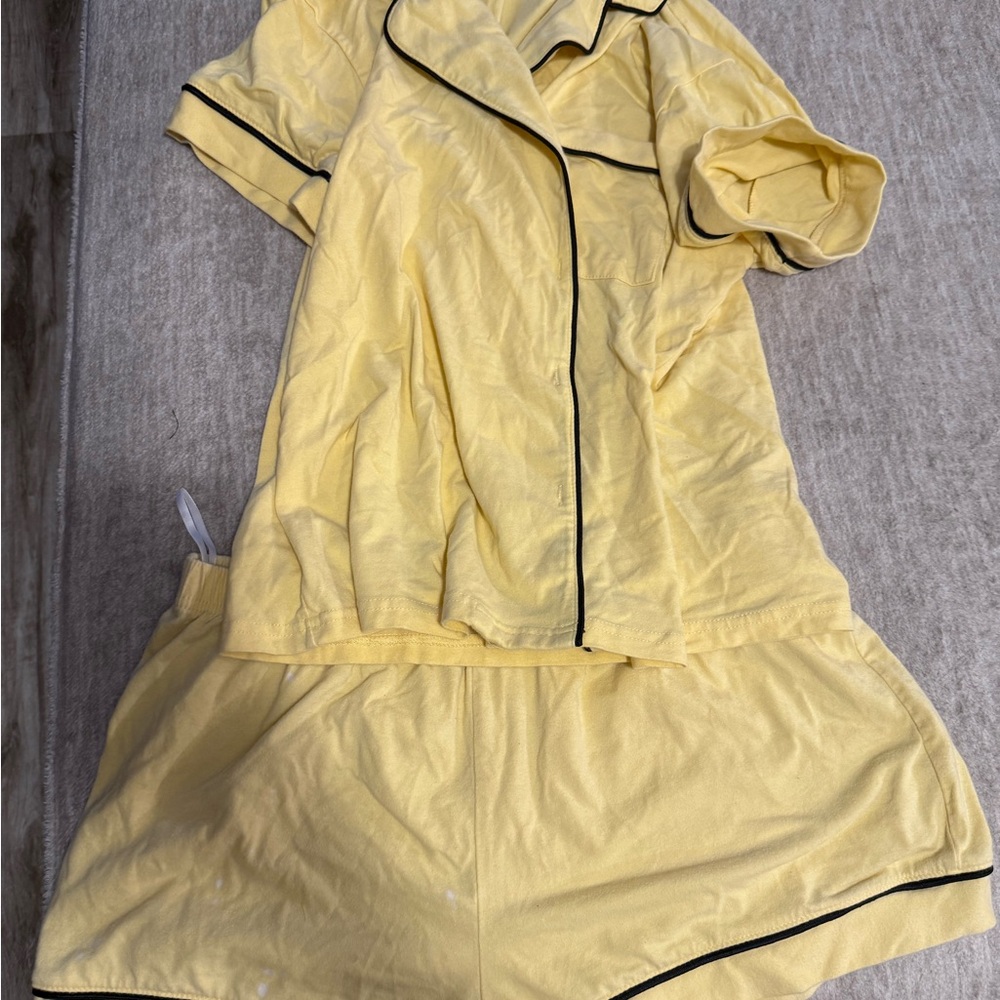 Yellow Women's Pajama Set